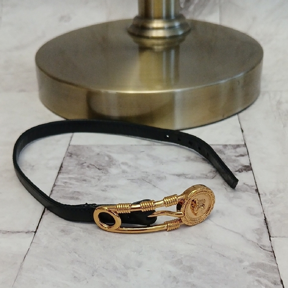 Versace Black and Gold Medusa Bracelet - Picture 4 of 6